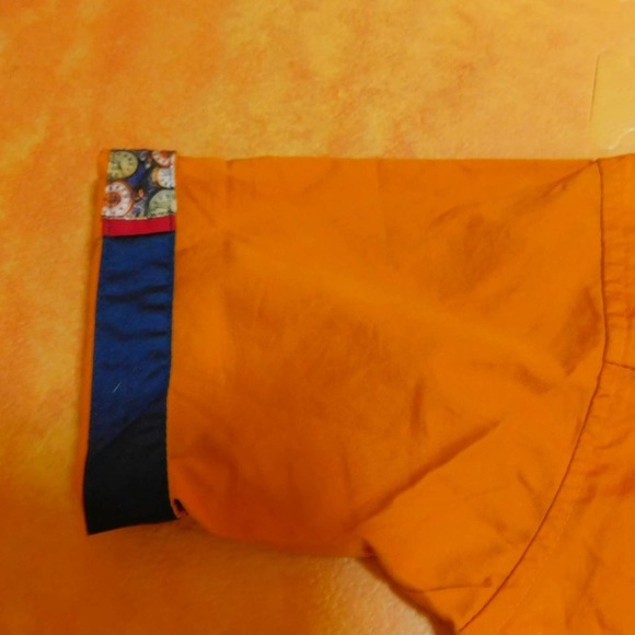 Authentic The Company Staten Is. Orange/Navy shirt Youth 16 - Picture 9 of 13